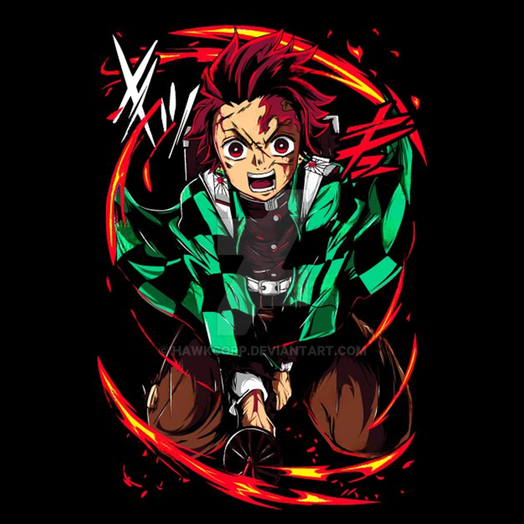 Tanjiro Api Design Vector Exclusive Anime Tanjiro V2 (ex) by HawkCorp on DeviantArt