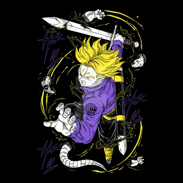 Trunks En Vector DESIGN VECTOR PREMIUM ANIME TRUNKS V8 (EX) by HawkCorp on DeviantArt