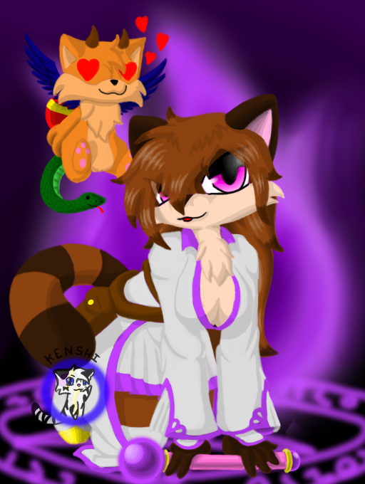 Akuyi 3D by shadow-umbreon