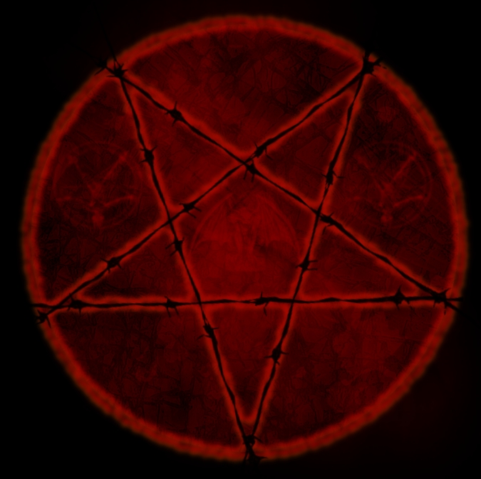 Barb Wire Pentagram