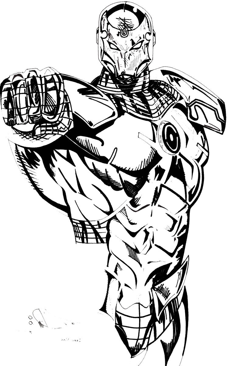 The iron man scetch