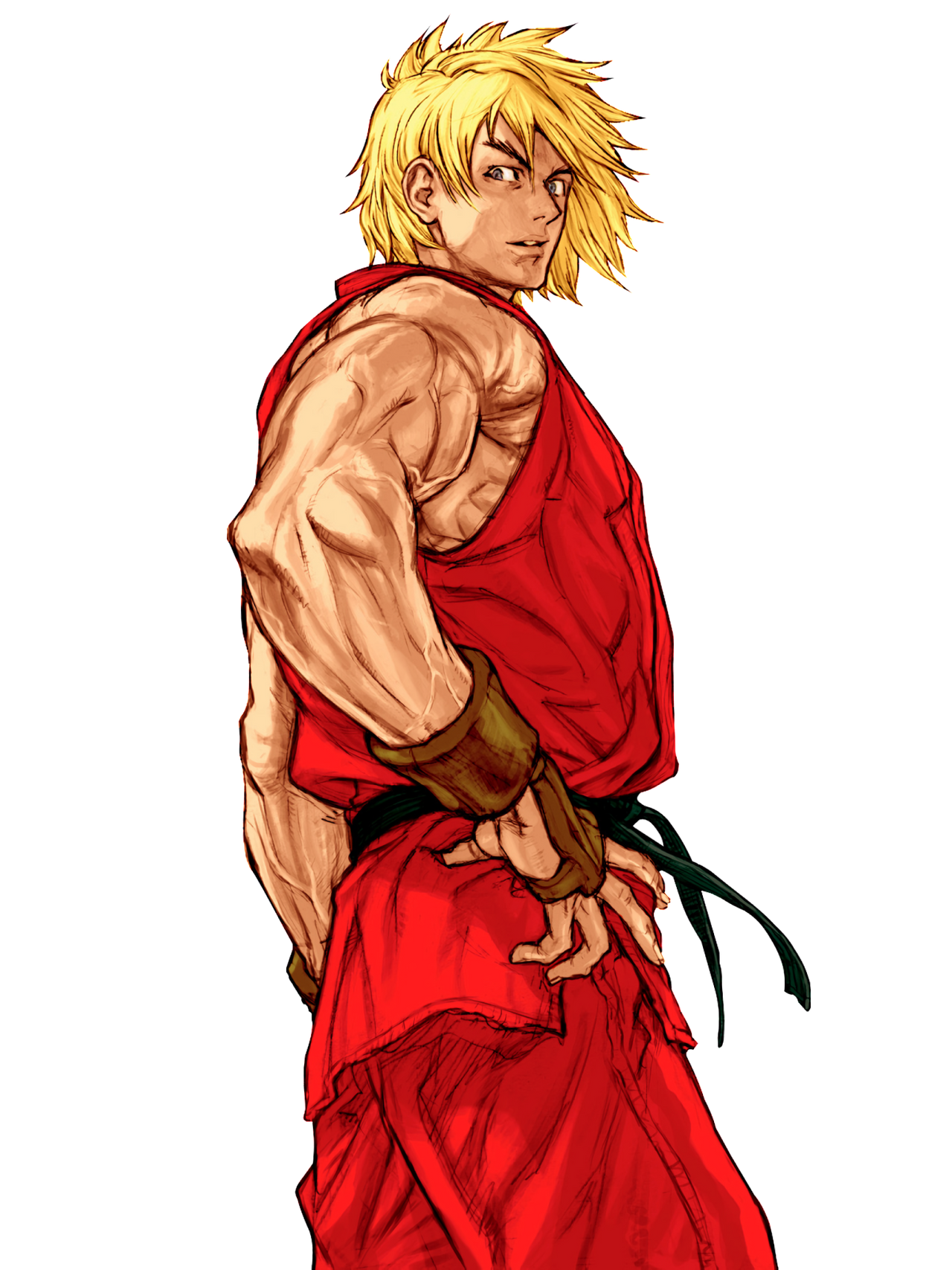 Street Fighter: Ken Masters Render#4 by raventart2342 on DeviantArt