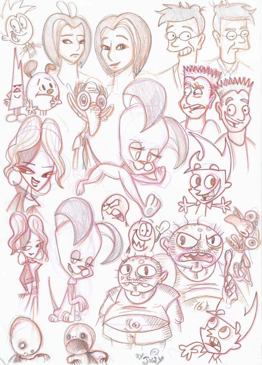 Diffrent Cartoon Style Deviantart Cartoon styles by JowyB on DeviantArt