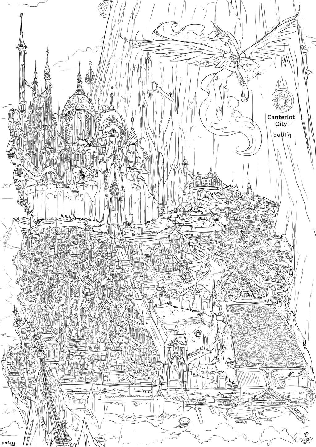 City of the Above the other side sketch