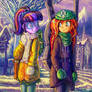 Cold warming Walk