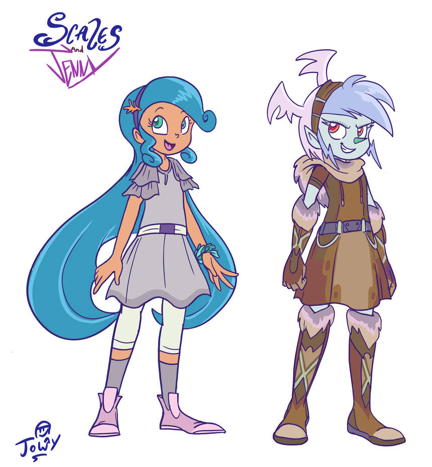 Project Scales and Jenny arc 1 designs by Jowybean