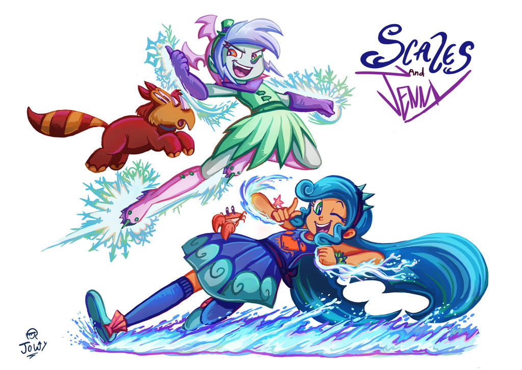 Project Scales and Jenny 3 by Jowybean