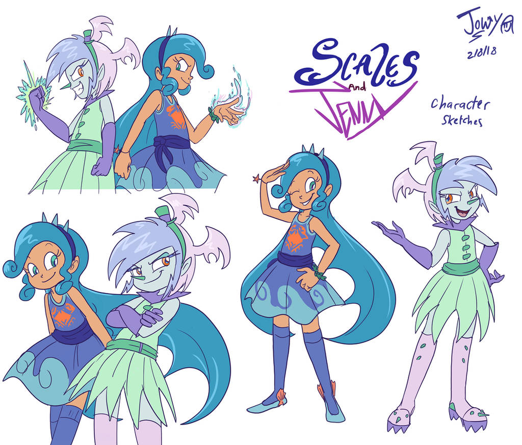 Project Scales and Jenny 4 by Jowybean