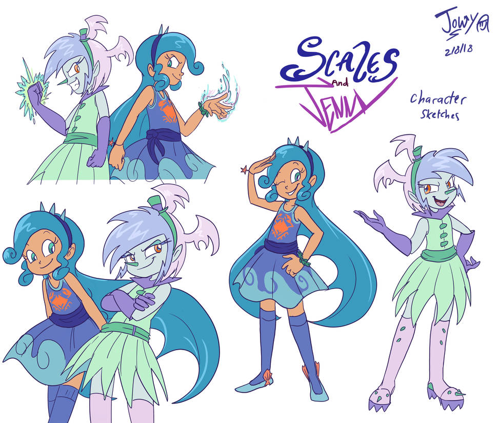 Project Scales and Jenny 4 by Jowybean