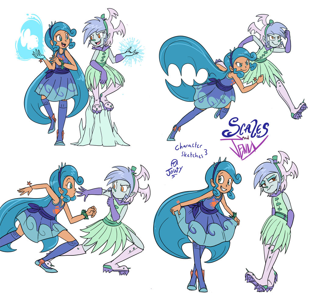 Project Scales and Jenny 10 by Jowybean
