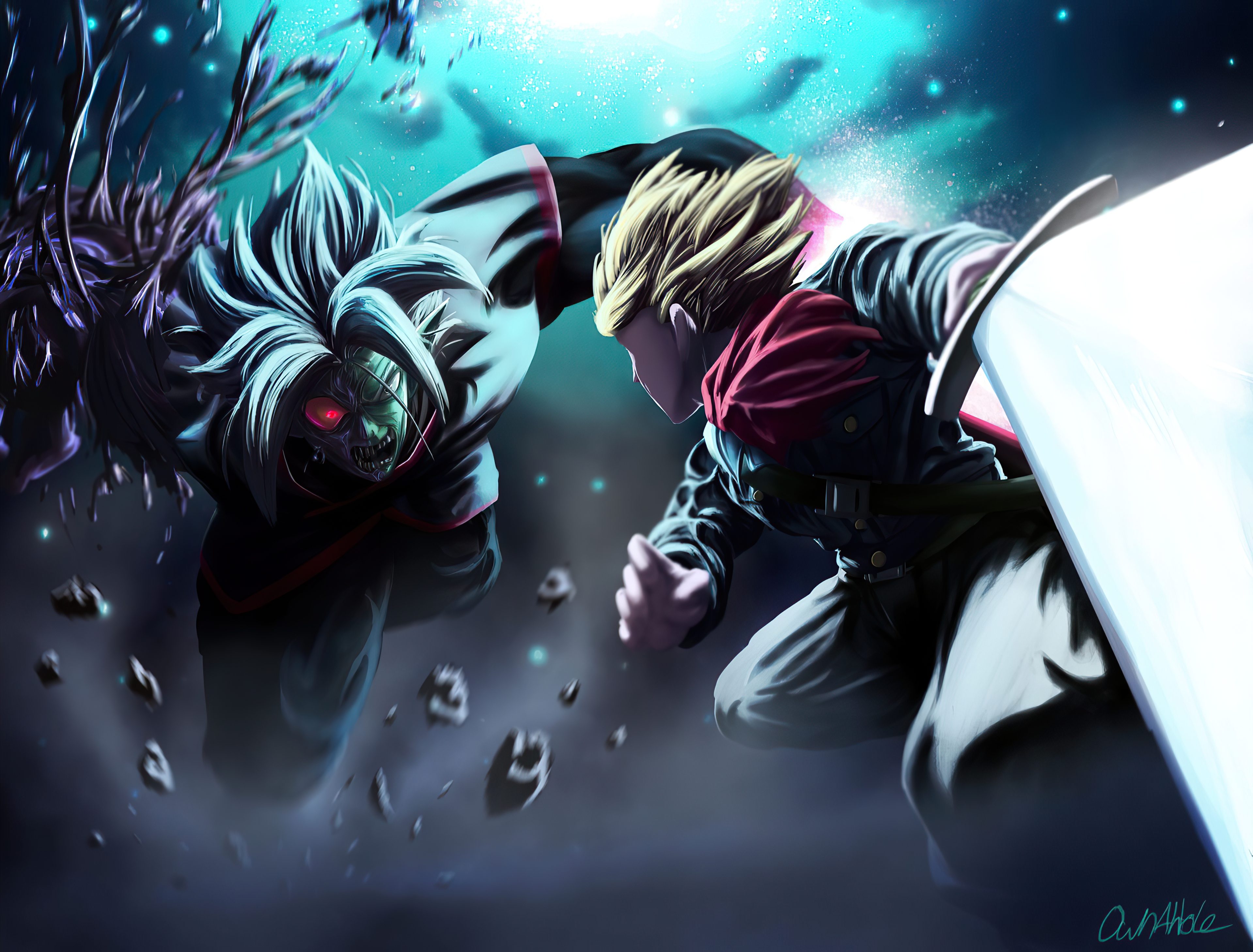 DBS: Trunks VS Zamasu (Wallpaper 4K) (Artwork) by HiGuys920 on DeviantArt DBS: Trunks VS Zamasu (Wallpaper 4K) (Artwork) by HiGuys920 on DeviantArt