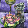 Gears 'n Pots- (Still Life Painting)