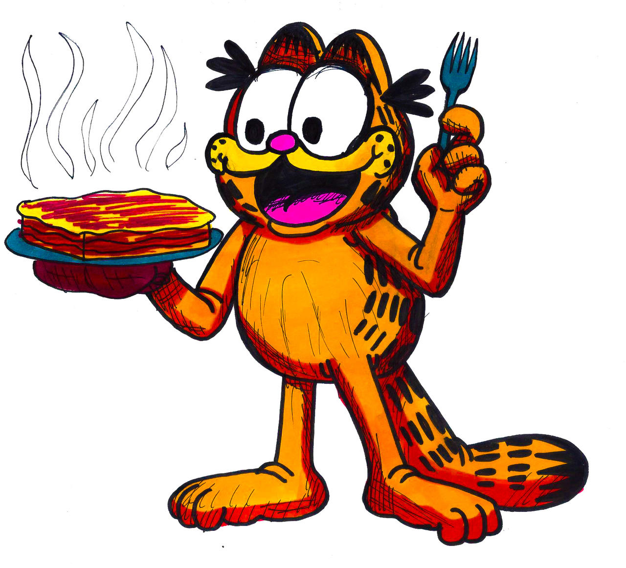 Garfield Favorite Meal by SharkaneNoa on DeviantArt