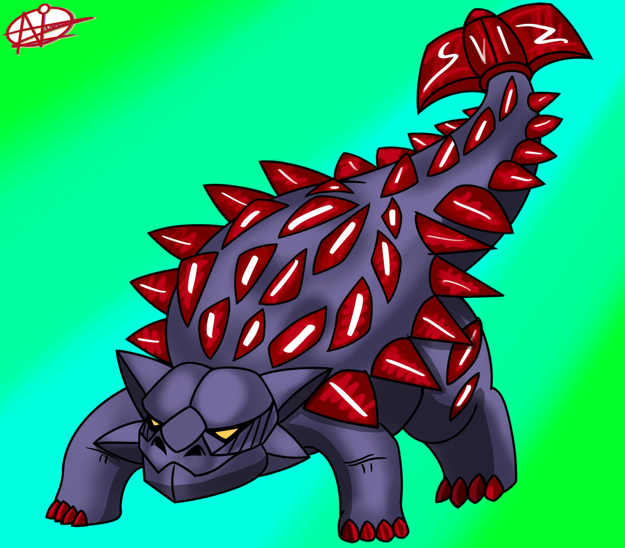Goyle from Fossil Fighters by SharkaneNoa on DeviantArt