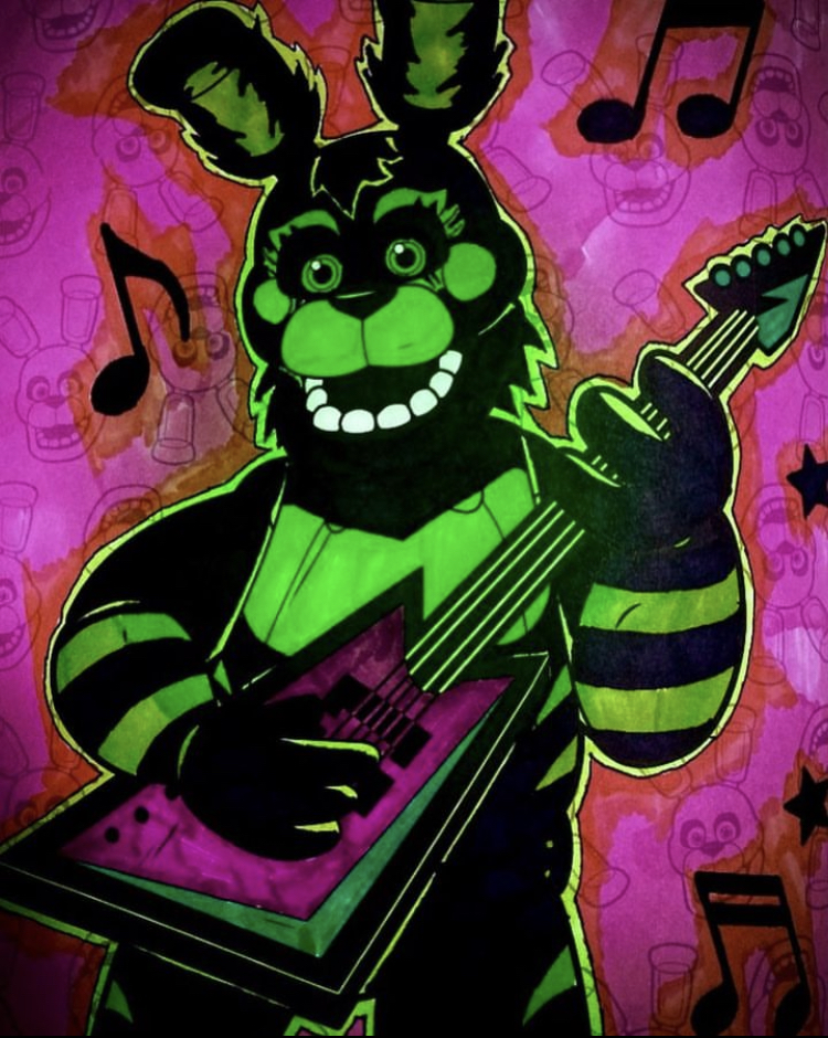 Glamrock bonnie RUIN DLC by TheDinosaurian on DeviantArt