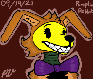 Notlr Pumpkin Rabbit Pumpkin Rabbit fanart by SpiderTheSkullie on DeviantArt