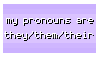 They Pronouns Stamp
