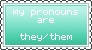 THEY Pronouns Stamp (green)