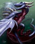 Wyvern Pinup by CBSorgeArtworks
