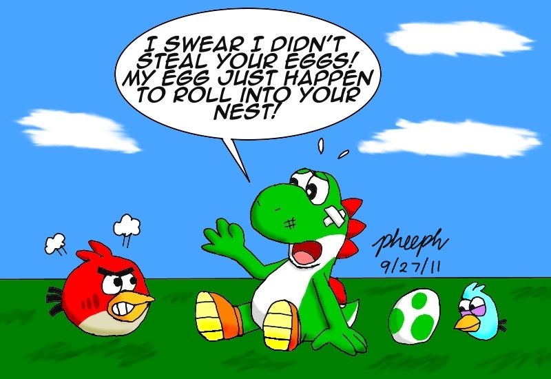 Yoshi and the Angry Birds