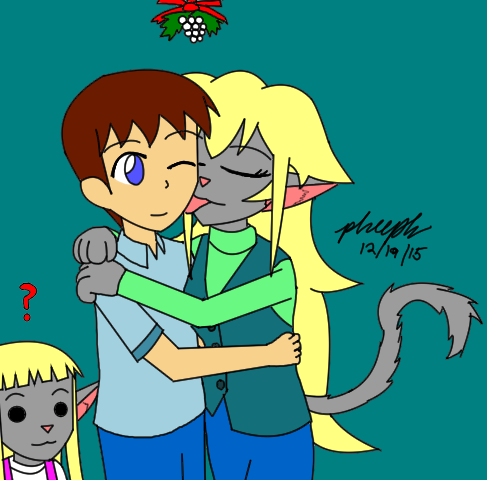 Feline Kiss By Pheeph On Deviantart Feline Kiss By Pheeph On Deviantart