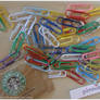 Colorful paperclips