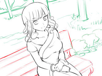 Beli at the Park CG Photo Sketch