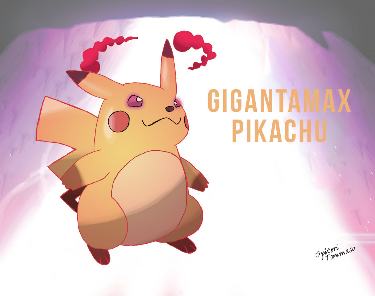 Gigantamax Pikachu by ShiroEyu on DeviantArt