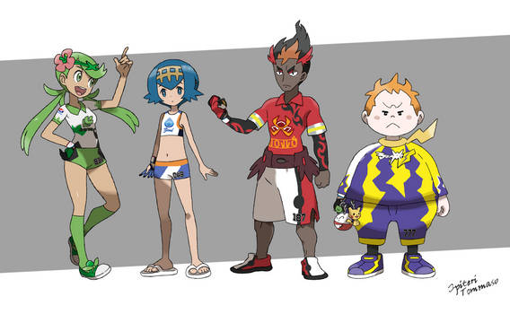 If SM characters were in SwoShi (Gym Leader)