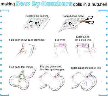 Making Sew By Numbers Dolls