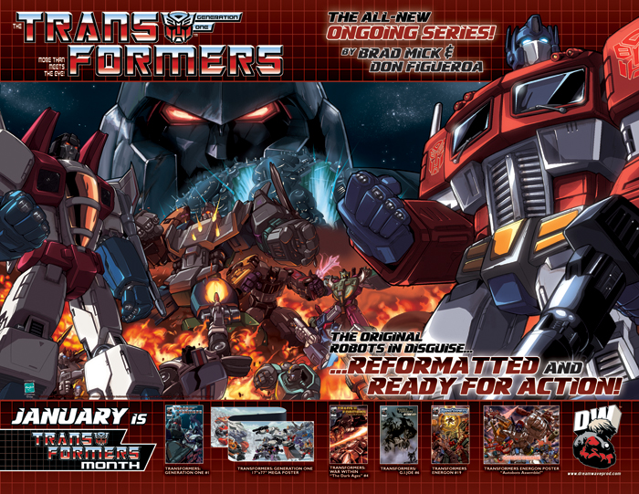 Transformers G1 Ongoing Ad