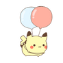 floating pikachu