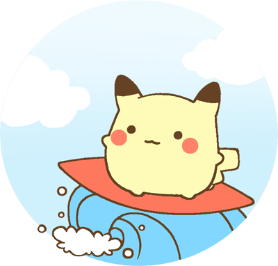 pikachu surfing