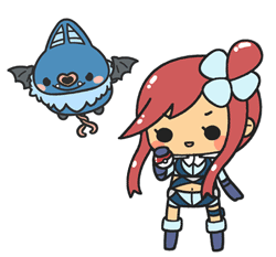 Let's Battle! Skyla and Swoobat