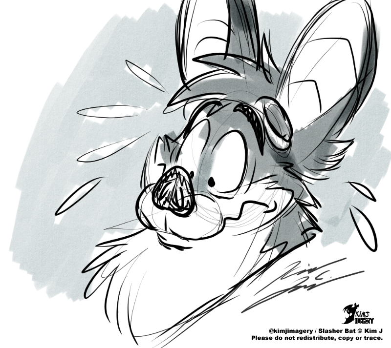 Surprised bat! by Slasher12 on DeviantArt