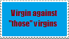 Stamp: Virgin against those virgins