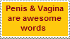 Stamp: Awesome words