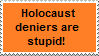 Stamp RQ: Holocaust Deniers by Riza-Izumi