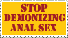 Stamp: Demonizing anal sex by Riza-Izumi