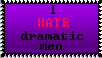 Stamp: Hate dramatic men by Riza-Izumi