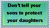 Stamp: Daughters protecting themselves by Riza-Izumi