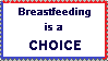 Stamp: Breastfeeding is a choice