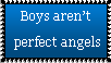 Stamp: Boys aren't perfect angels