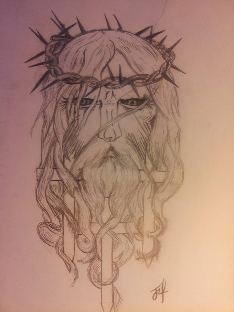 Jesus tattoo sketch by RomoBoss on DeviantArt