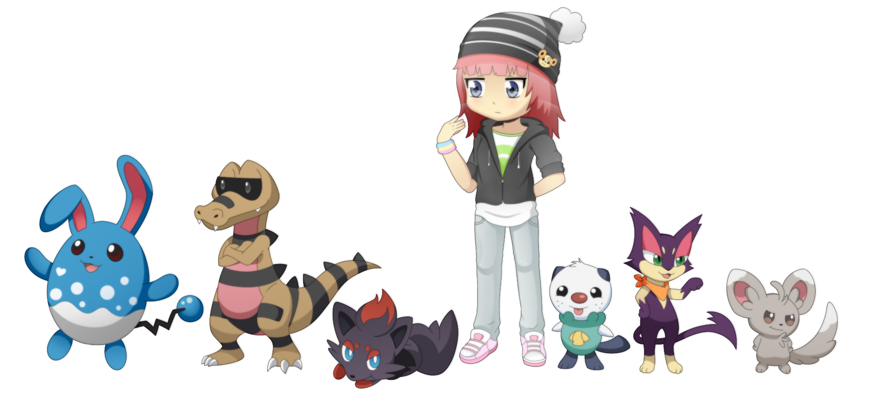 Me and my pokemon!