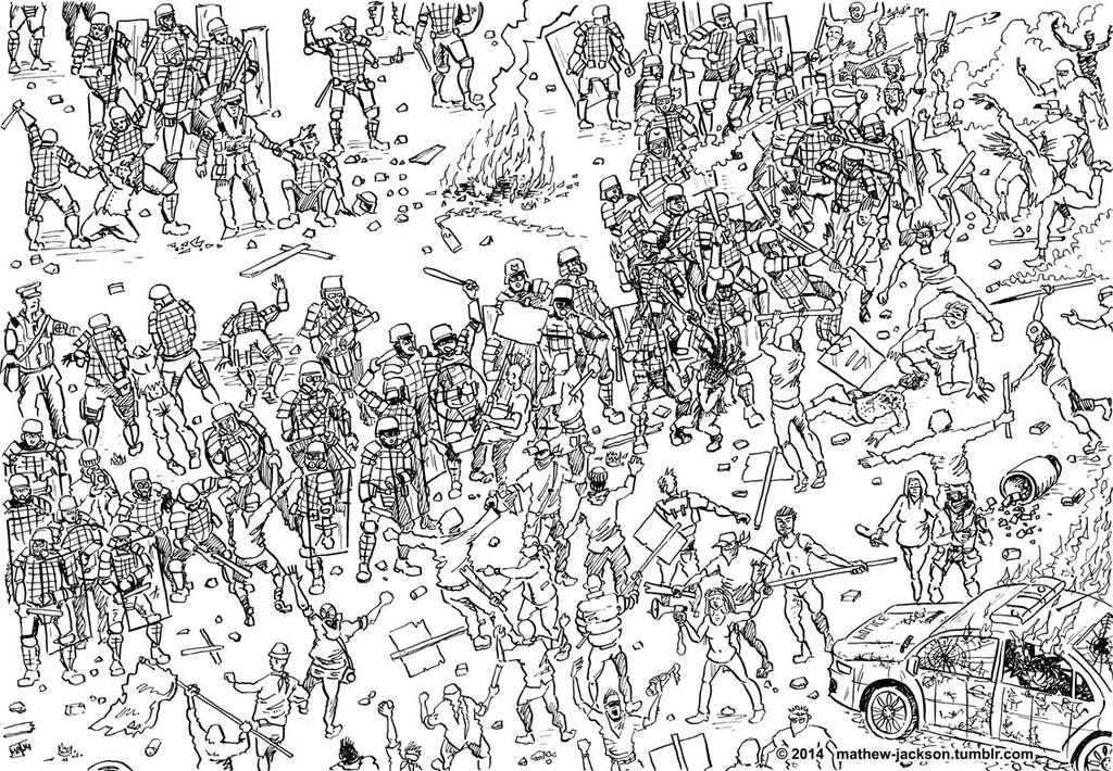 Night Riot Drawing Riot by MathewJackson on DeviantArt