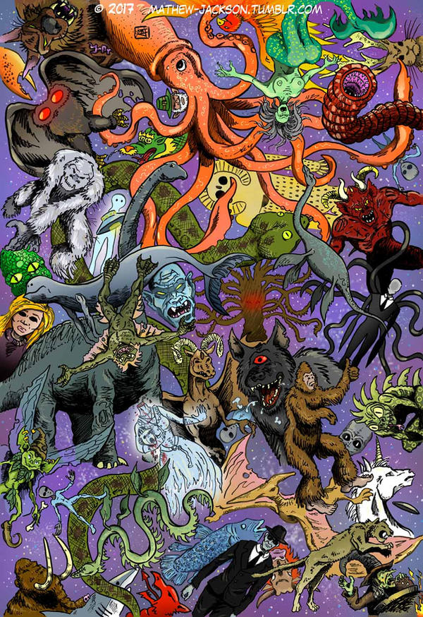 Cryptid Creatures and Mysterious Monsters by MathewJackson on DeviantArt