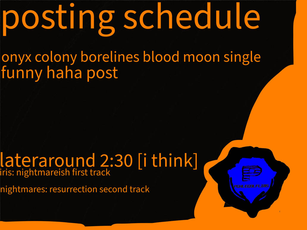 A Posting Schedule For Tomorrow Or The Day After By Pghlegolflims On a-posting-schedule-for-tomorrow-or-the-day-after-by-pghlegolflims-on