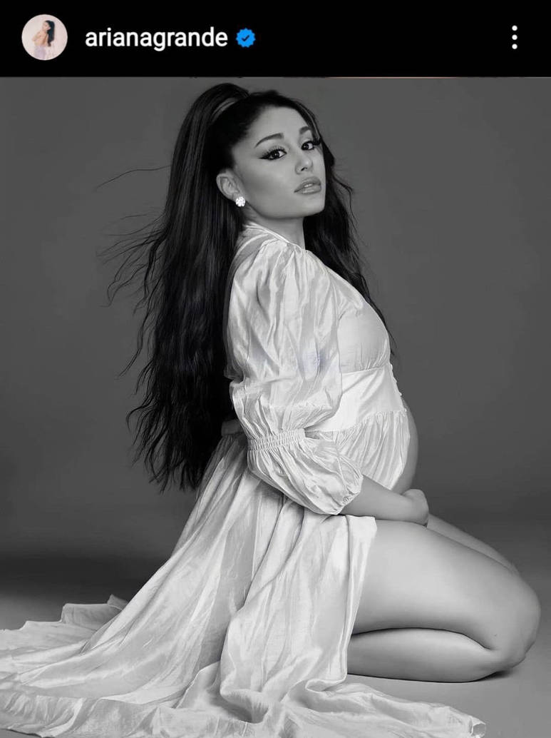 Ariana Grande Pregnant #2 by MrSebastianCrow101 on DeviantArt