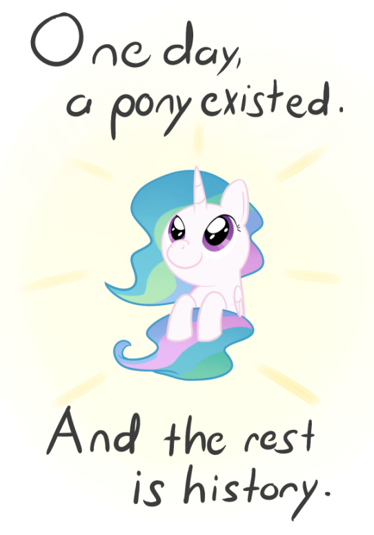 a pony appeared